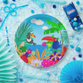 熱帯夏 ペーパープレート (パーティー)