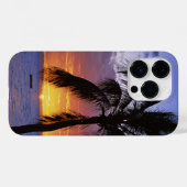 熱帯夕日とヤシの木 Case-Mate iPhoneケース (裏面 (横))