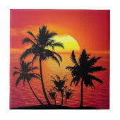 熱帯夕焼け タイル (正面)