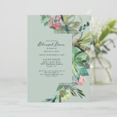 熱帯多汁性サボテンのリハーサルディナー 招待状 (スタンド正面)