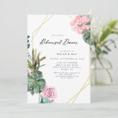 熱帯多肉リハーサルディナー招待状 招待状 (スタンド正面)