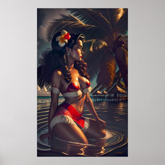 熱帯夜明け ポスター (正面)