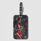 熱帯夜明け ラゲッジタグ (正面縦)