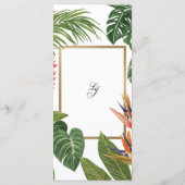 熱帯夢 プログラム (裏面)