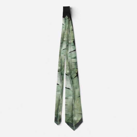 熱帯大ヤシ結婚の葉 ネクタイ (裏面)