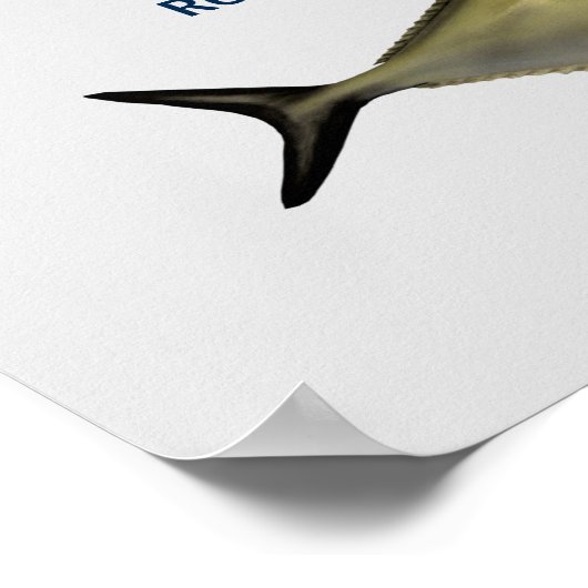 熱帯大西洋のゲーム魚の海ポスター ポスター (角)