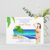 熱帯太陽バチェロレッテ招待状 招待状 (スタンド正面)