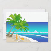 熱帯太陽バチェロレッテ招待状 招待状 (裏面)