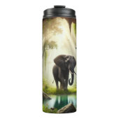 熱帯威厳のある野原のゾウ タンブラー (正面)