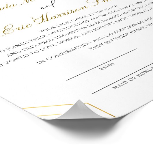 熱帯婚姻証明書ポスター ポスター (角)