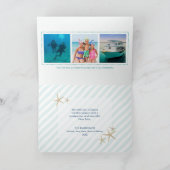 熱帯季節の挨拶、4つの写真 シーズンカード (内部)