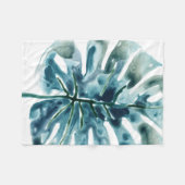 熱帯宝石パーム フリースブランケット (正面(横))