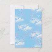 熱帯寒冷景観サンキューカード 出欠カード (裏面)