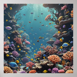 熱帯岩礁の脱出 ポスター