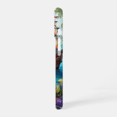 熱帯島に到着する海賊船 iPhone 16ケース (左側面)