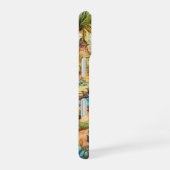 熱帯島に到着する海賊船 iPhone 16ケース (右側面)