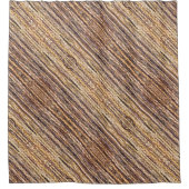 熱帯島のスタイルビーチ素朴な織物ウィッカー シャワーカーテン (正面)