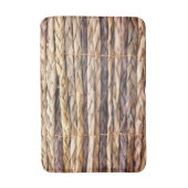 熱帯島のスタイルビーチ素朴な織物ウィッカー バスマット (正面縦)