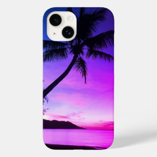 熱帯島のパームツリー カスタム Case-Mate iPhone 14ケース