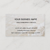 熱帯島のビーチのパイナップル旅行観光事業 名刺 (裏面)