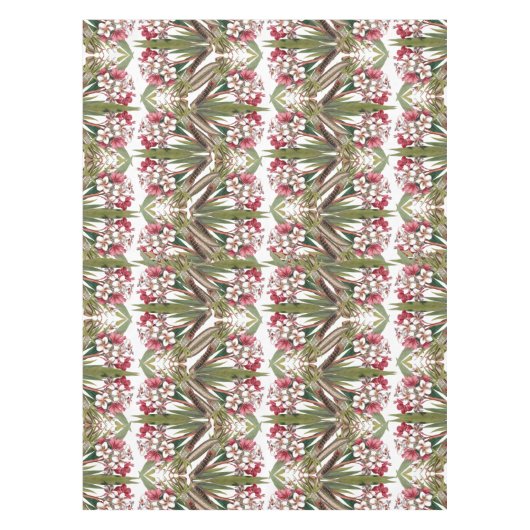 熱帯島のプルメリアによっては葉のテーブルクロスが開花します テーブルクロス (正面)