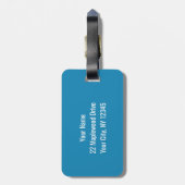 熱帯島の家族会 ラゲッジタグ (裏面縦)