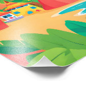 熱帯島の美しい家 フォトプリント            (角)