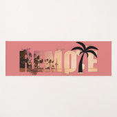 熱帯島サンセットパームツリーズ ヨガマット (正面(横))