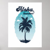 熱帯島デザイン。 ポスター (正面)