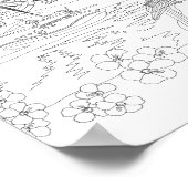 熱帯島大人着色ポスター ポスター (角)