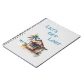 熱帯島失った旅行に行こう ノートブック (左側)