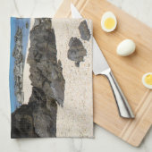 熱帯島 キッチンタオル (四つ折り)