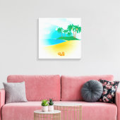 熱帯島 キャンバスプリント (インサイチュ (リビング))