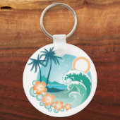 熱帯島 キーホルダー (正面)