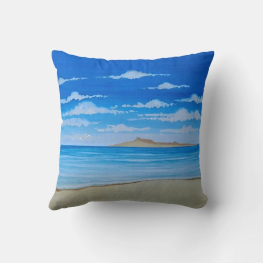 熱帯島 クッション (裏面)