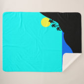 熱帯島 シェルパブランケット (正面(横))