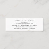 熱帯島 スキニー名刺 (裏面)