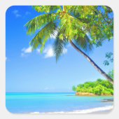 熱帯島 スクエアシール (正面)