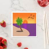 熱帯島 スタンダードカクテルナプキン (インサイチュ)