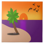 熱帯島 タイル (正面)