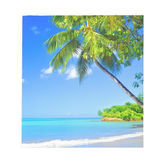 熱帯島 ノートパッド (正面)