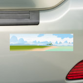 熱帯島 バンパーステッカー (車上)