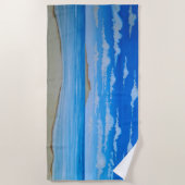 熱帯島 ビーチタオル (正面)