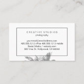 熱帯島 | フォトグラフィー 名刺 (裏面)