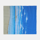 熱帯島 フリースブランケット (正面(横))