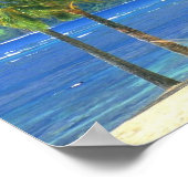 熱帯島 ポスター (角)