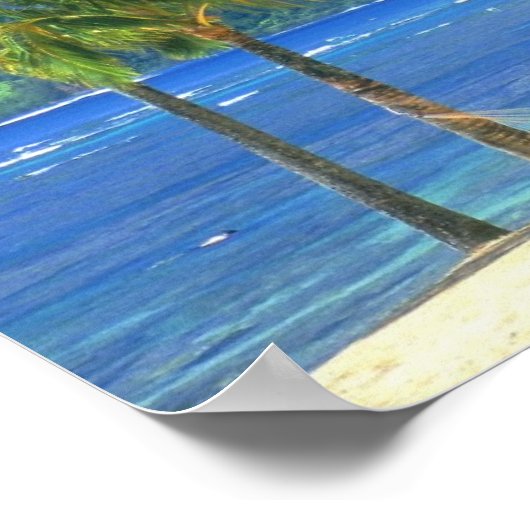 熱帯島 ポスター (角)