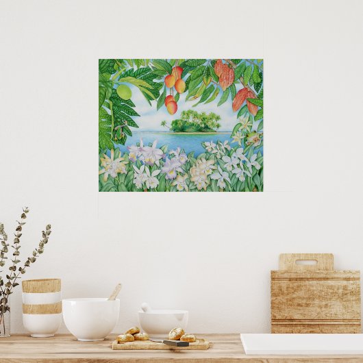 熱帯島 ポスター (キッチン)