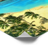 熱帯島 ポスター (角)