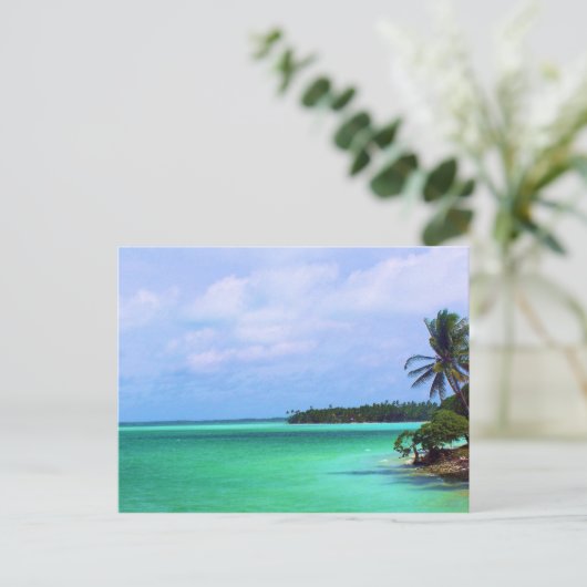 熱帯島 ポストカード (スタンド正面)